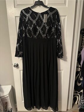 giffniseti black sequin dress giffniseti.com
